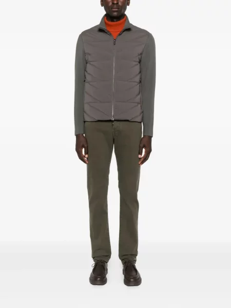 Pantaloni Jacob Cohën cu 5 buzunare verde