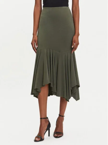 Guess Fustă midi verde