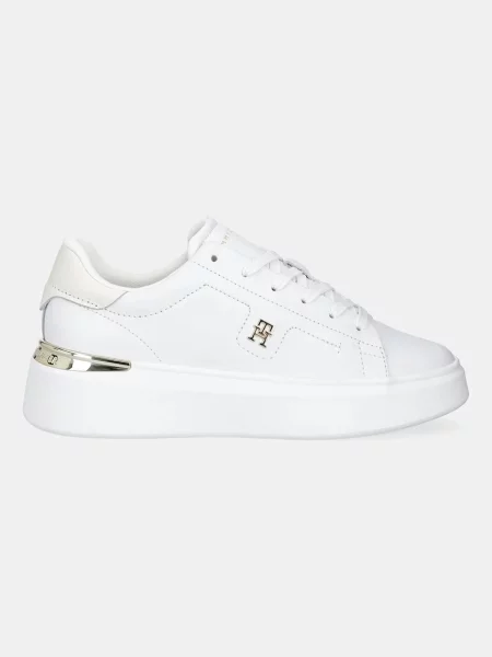 Sneakersy Tommy Hilfiger skórzane białe