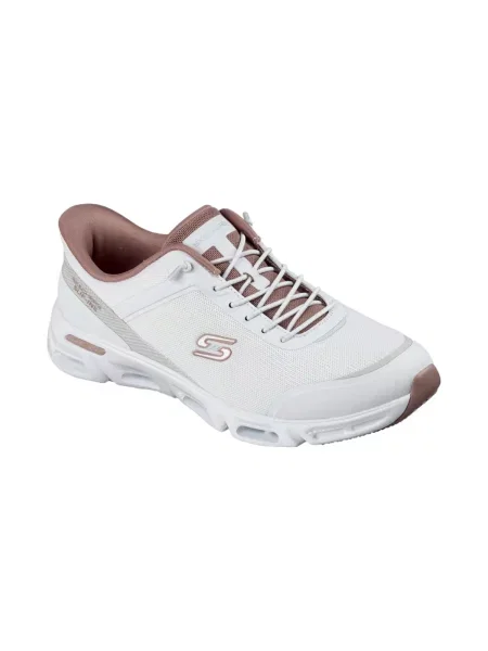 SKECHERS Pantofi cu șireturi Glide- Step Gravity Everyday Bliss ciocolatiu alb