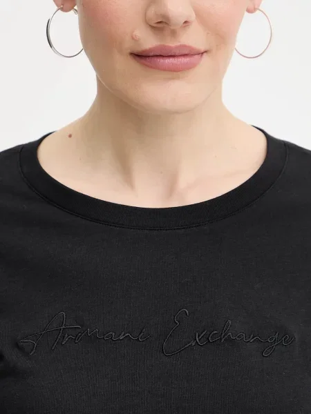 Лонгслив Armani Exchange черный