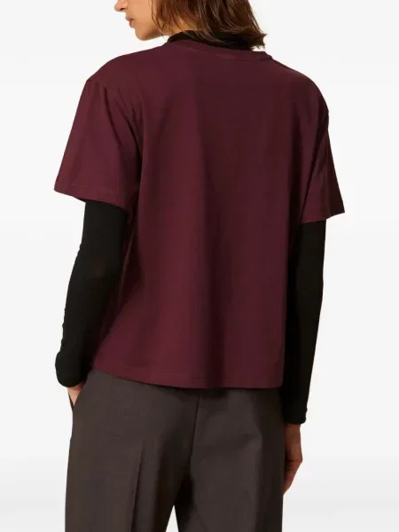 Tricou Twinset cu imagine roșu