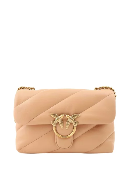 PINKO Ročna torbica Pinko Sacs à main Love Puff Classic Cl Sheep Nap Rose' roza