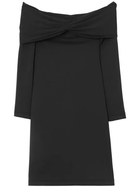 Rochie midi Burberry până la genunchi de costum negru