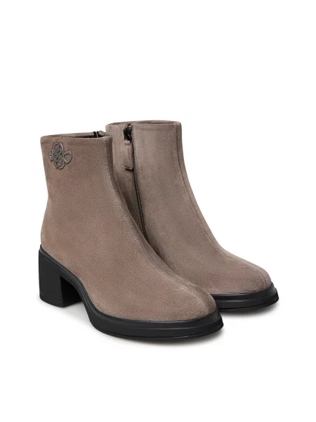 Buty do kostki Loriblu zamszowe szare