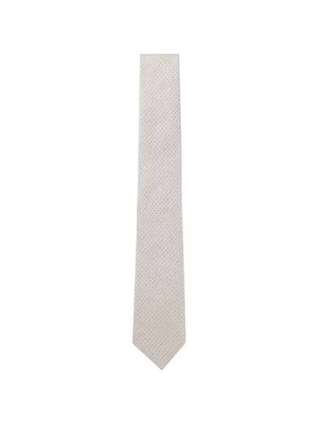 Cravată Boss de mătase cu imprimeu geometric