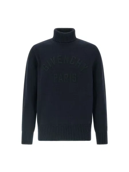 Lniany golf golf Givenchy niebieski