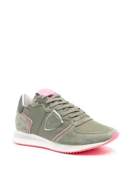 Sneakersy Philippe Model Paris zamszowe zielone