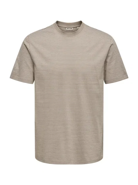Only & Sons Tricou ONSFred grej alb