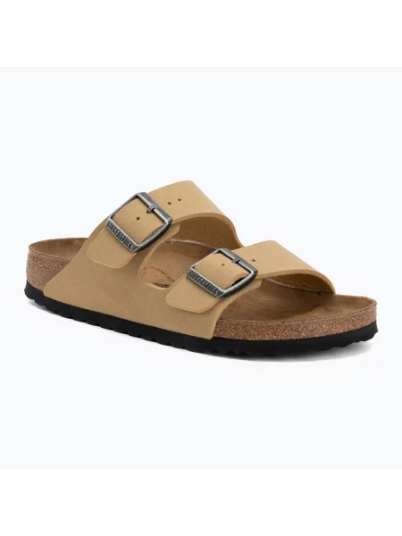 Klapki Birkenstock beżowe