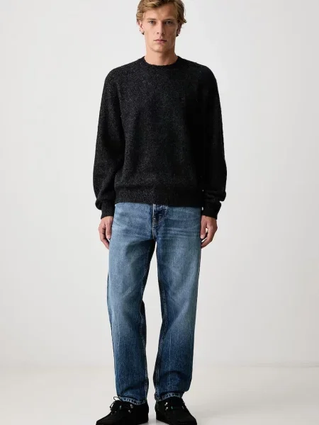 Carhartt WIP Newel Pant τζιν relaxed fit ανδρικά μπλε