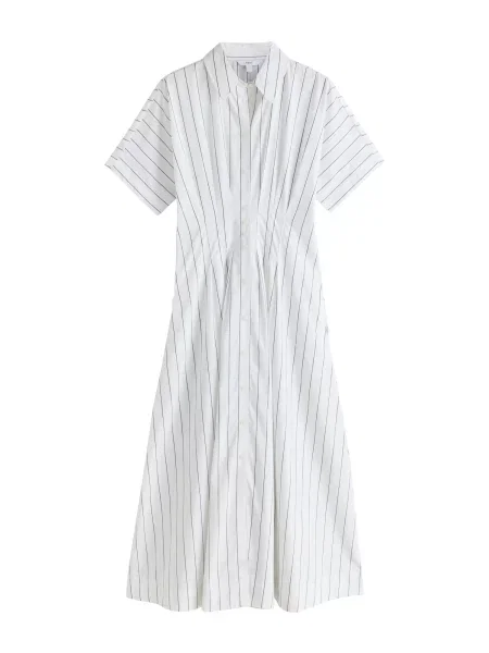 Next Dolga srajca črna bela