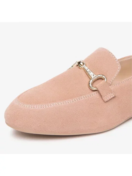 Pantofi Nerogiardini din velur roz