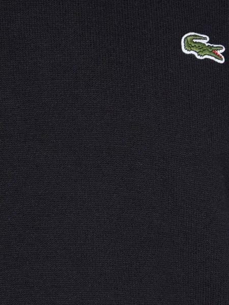 Pulover Lacoste cu autograf negru