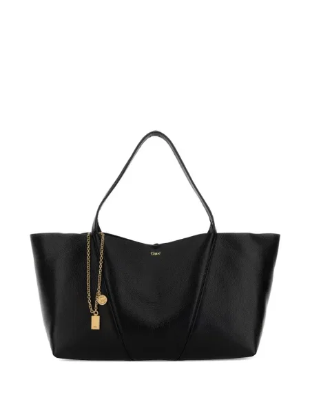 Geantă shopper Chloé negru