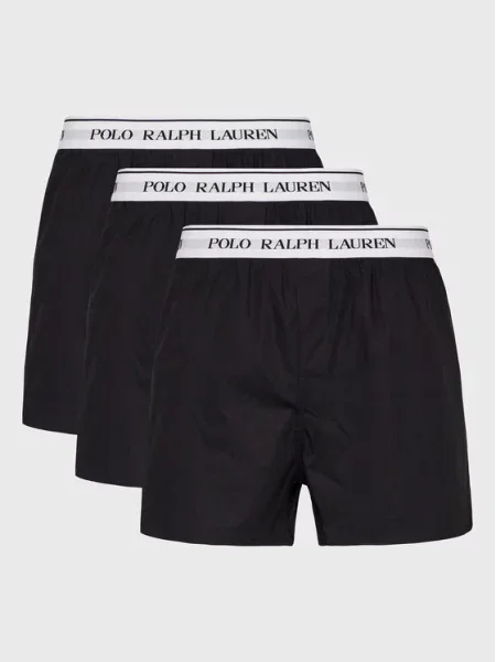 Polo Ralph Lauren Boxer trumpikės / balta juoda