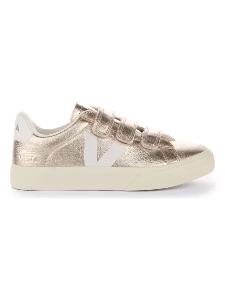Sneakersy Veja skórzane żółte