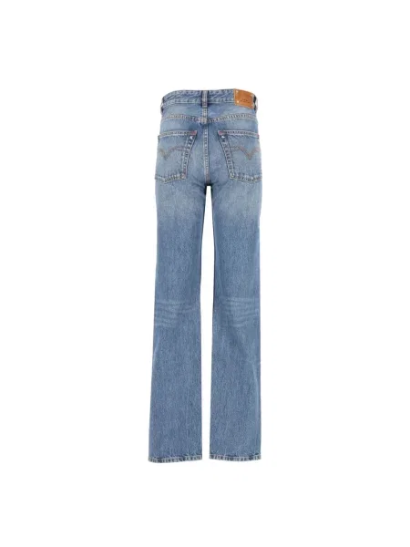 Jeansy straight leg Isabel Marant niebieskie