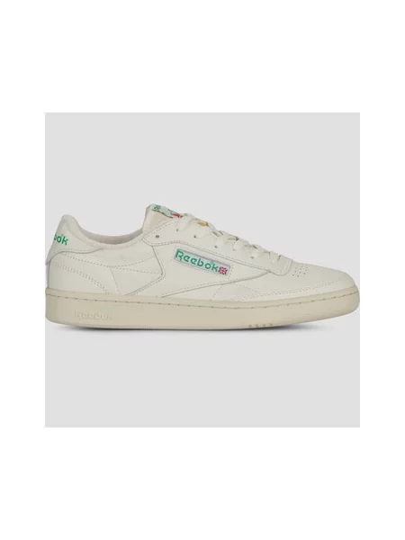 Usnjene klasične superge Reebok Club C 85 bela