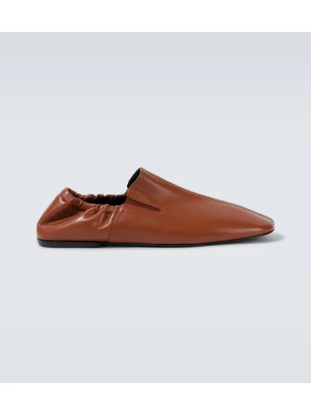 Pantofi loafer Dries Van Noten din piele maro