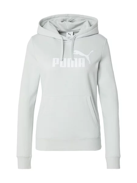 PUMA Hanorac sport ESS No. 1 verde mentă alb