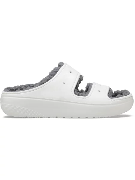 Japonki Crocs Classic Cozzzy Sandal Dla obu płci białe