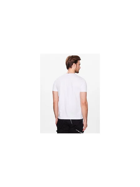 ALPHA INDUSTRIES Majica črna bela