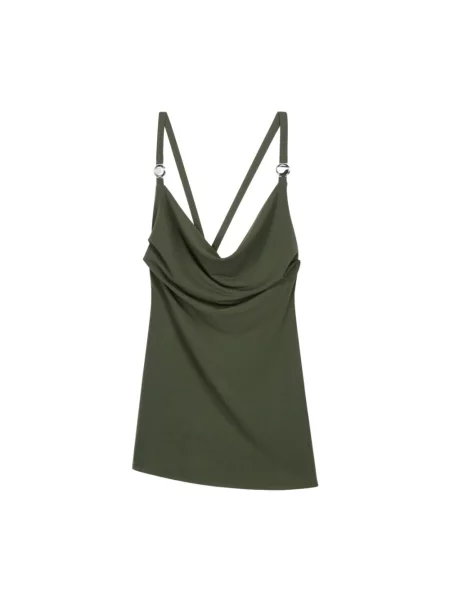 Top Coperni z logo zielony