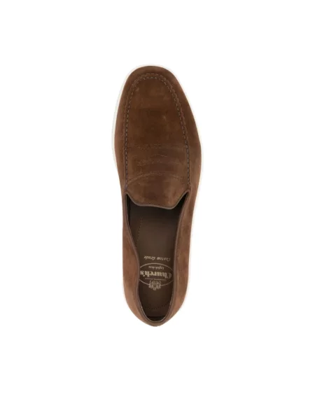 Półbuty Churchs skórzane brązowe