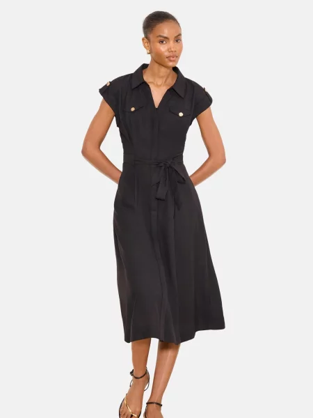 Lipsy Rochie tip bluză negru