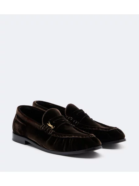 Loafersy Saint Laurent hnedá