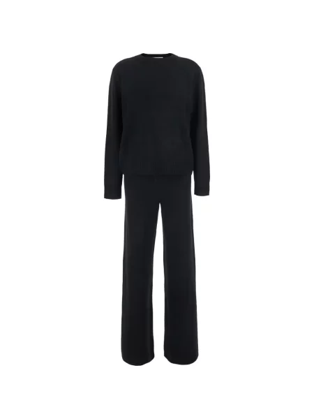 Pantaloni Soft Goat din cașmir negru