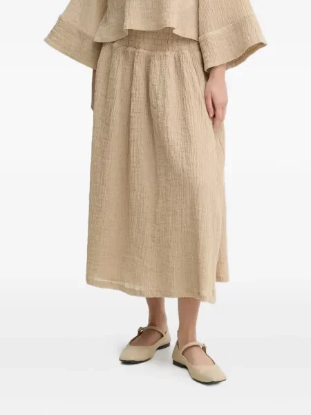 Fustă midi By Malene Birger până la genunchi