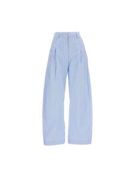 Szerokie spodnie Thelatest niebieskie