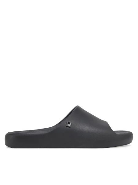 Papuci Melissa cu imagine negru