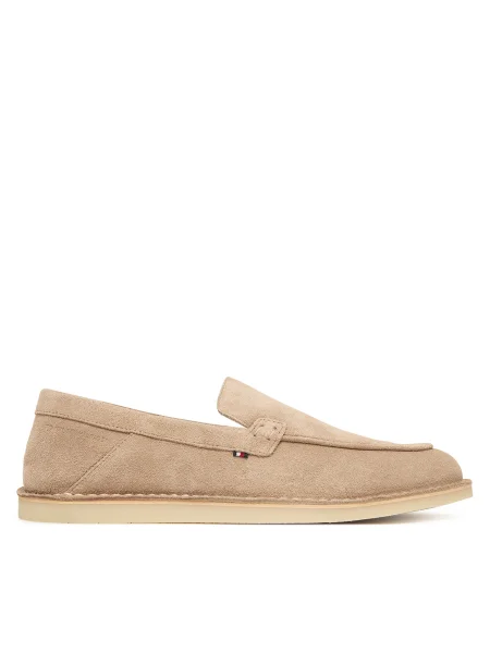 Mocasini Tommy Hilfiger Stitchdown bej