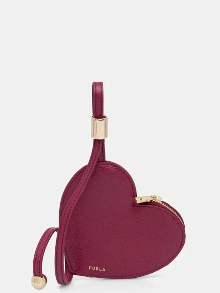 Furla portofel pentru femei din piele roz