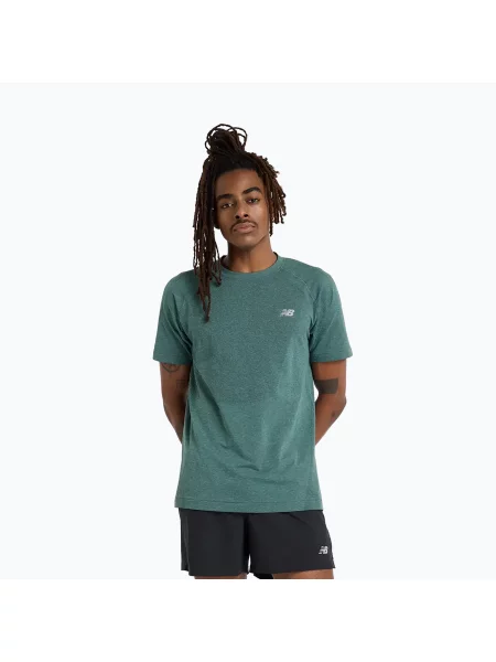 Férfi New Balance Athletics Seamless newspruc póló Athletics Seamless zöld
