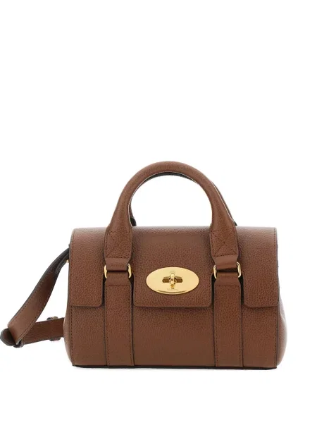 Geanta de piele Mulberry din piele maro