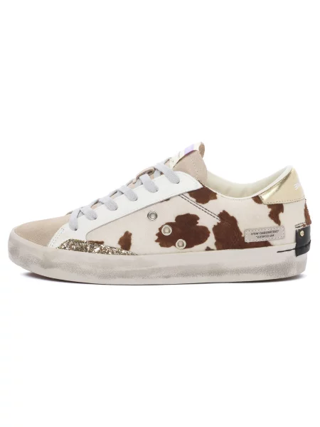 Crime London DISTRESSED sneakers dámske biela