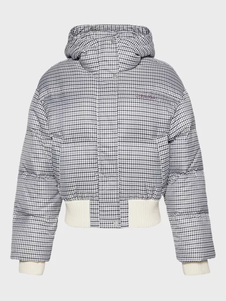 Утеплена джинсова куртка Calvin Klein Jeans сіра