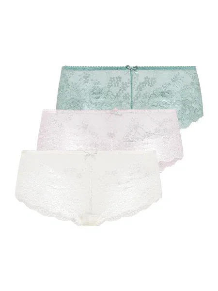 LASCANA Chiloți Hipster crem / pastel / roz pastel verde