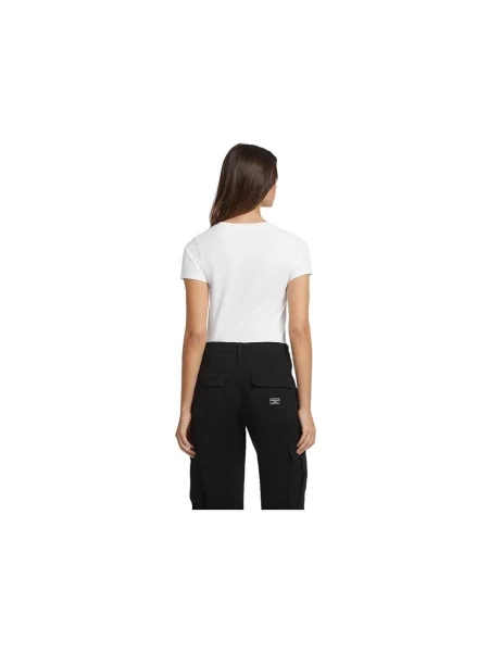 Guess Jeans Tricou AMERICA alb