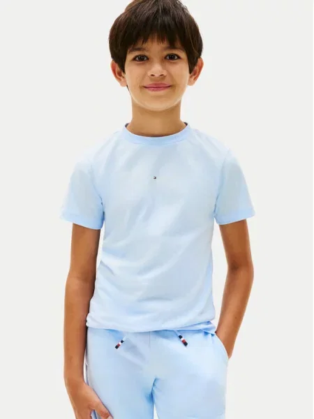 Dětské tričko Tommy Hilfiger modré