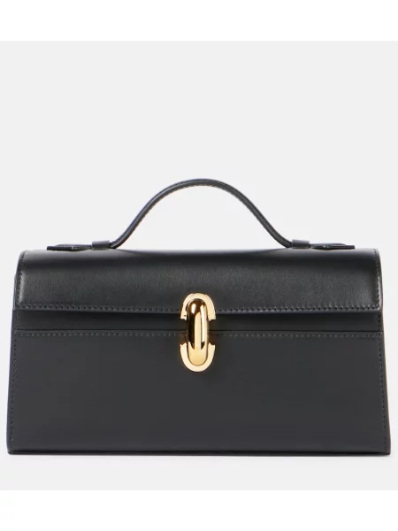 Geantă de mână Savette din piele negru