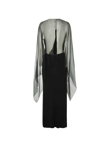Rochie maxi Alberta Ferretti negru