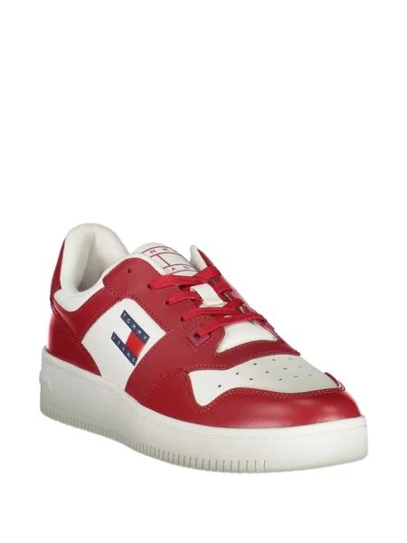 Sneakerși Tommy Hilfiger roșu