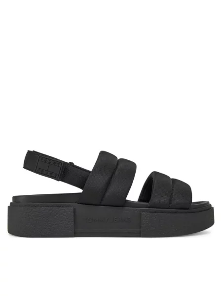 Tommy Jeans Basutės Tjw Flatform Sandal juoda