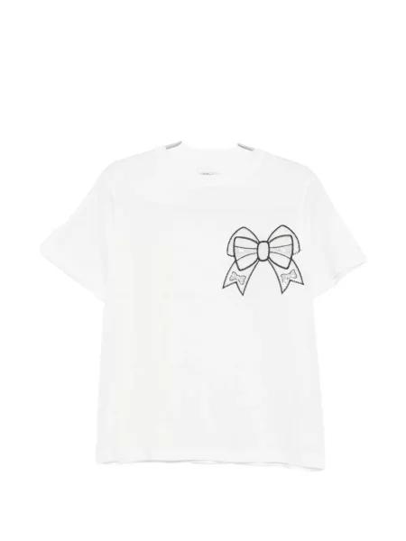 Tricou Parlor cu paiete alb