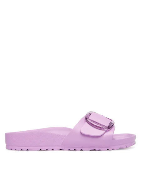 Șlapi Birkenstock cu cataramă violet